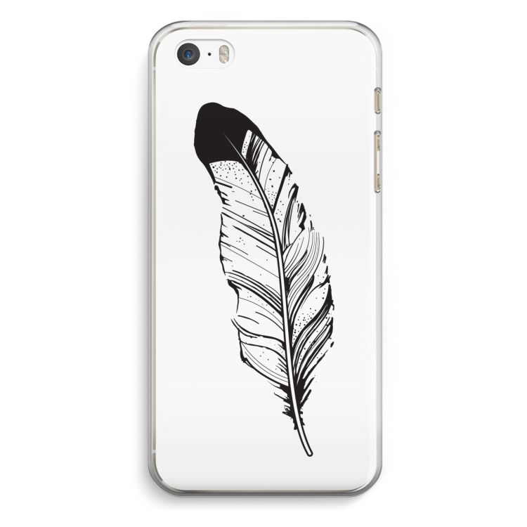 Pluim: iPhone 5 / 5S / SE Transparant Hoesje
