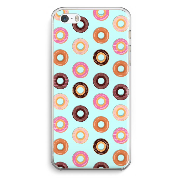 Donuts: iPhone 5 / 5S / SE Transparant Hoesje