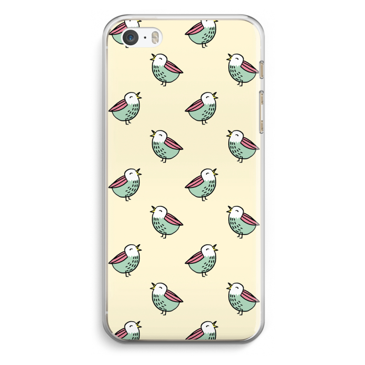 Vogeltjes: iPhone 5 / 5S / SE Transparant Hoesje