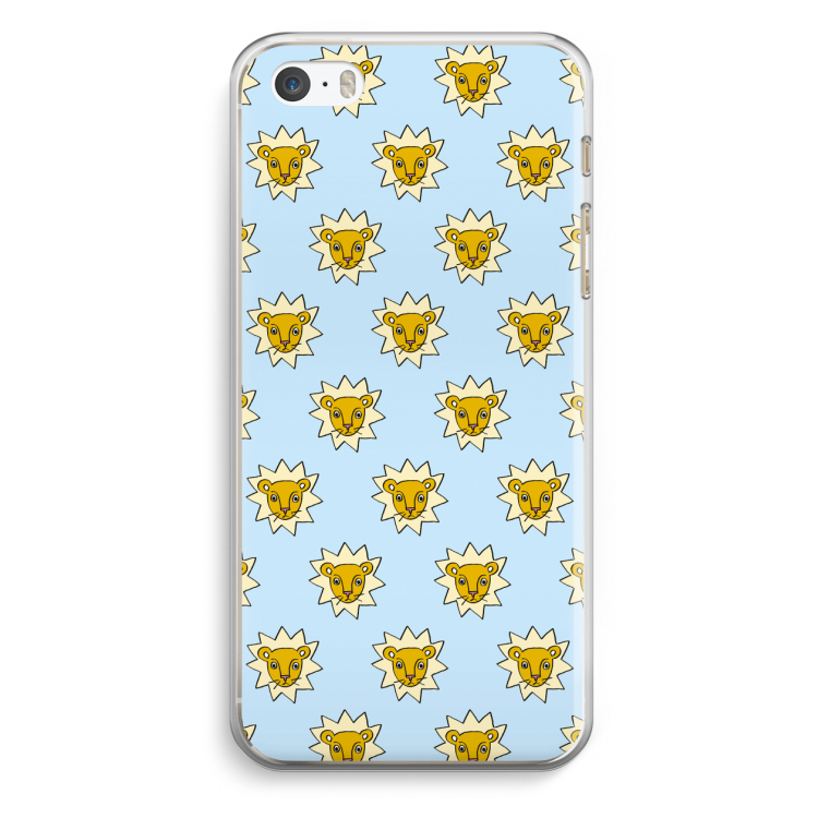 Leeuwenkoppen: iPhone 5 / 5S / SE Transparant Hoesje