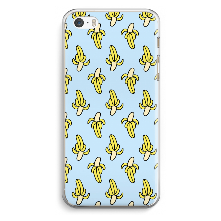 Bananas: iPhone 5 / 5S / SE Transparant Hoesje
