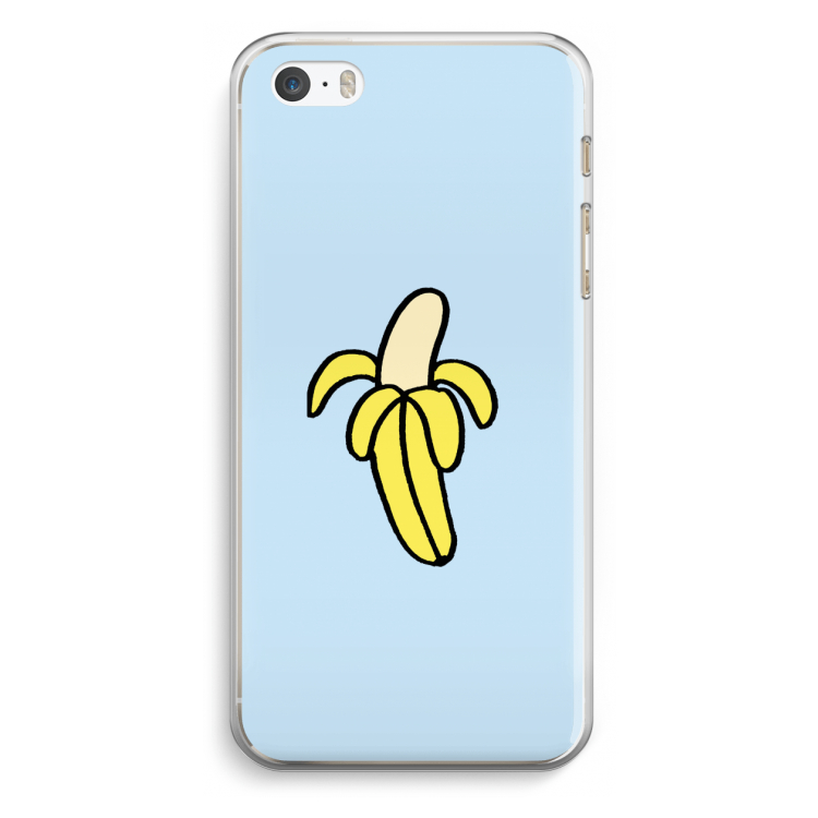 Banana: iPhone 5 / 5S / SE Transparant Hoesje