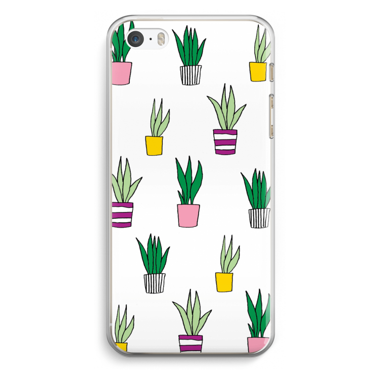 Sanseveria: iPhone 5 / 5S / SE Transparant Hoesje
