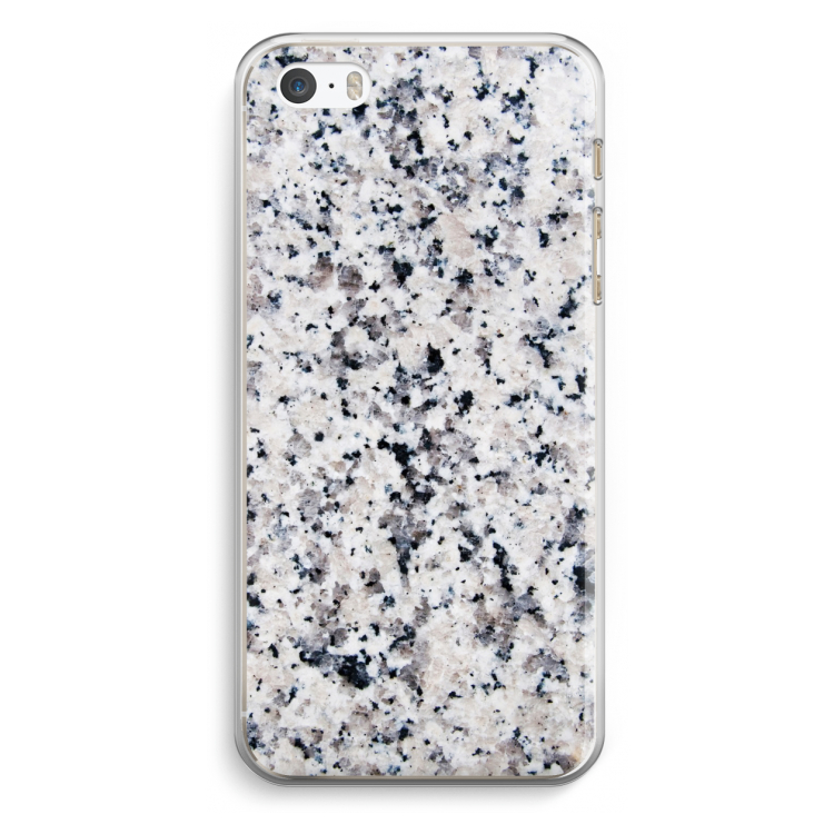 Gespikkelde marmer: iPhone 5 / 5S / SE Transparant Hoesje