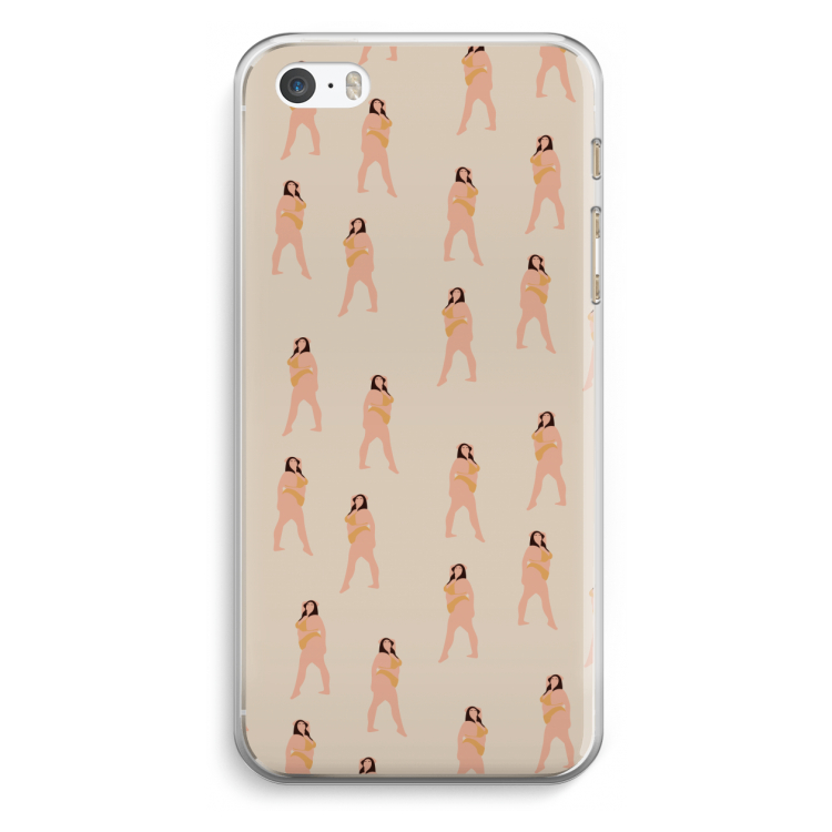 You're so golden: iPhone 5 / 5S / SE Transparant Hoesje