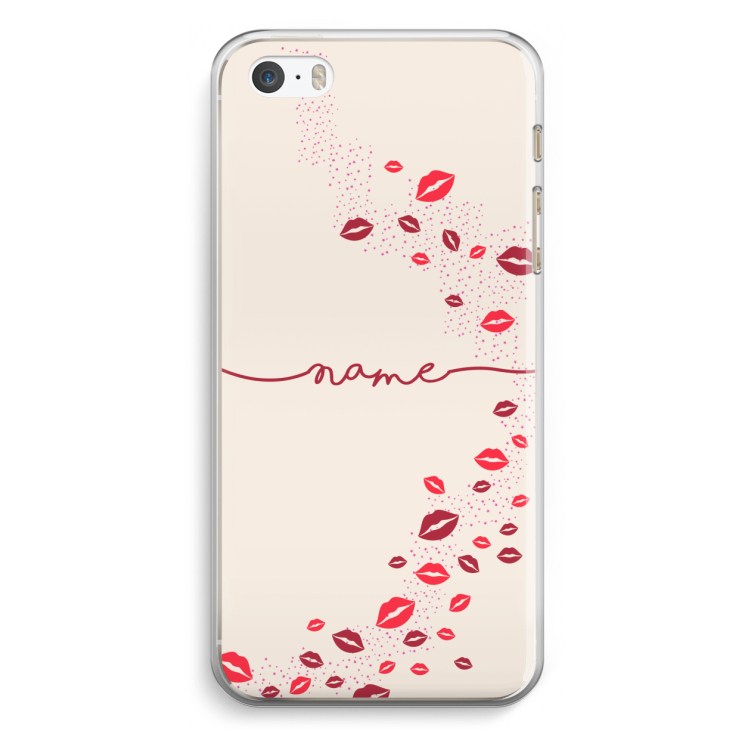 Kusjes: iPhone 5 / 5S / SE Transparant Hoesje
