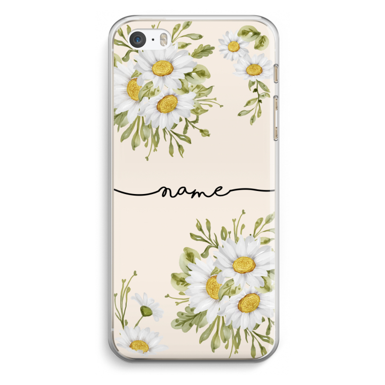 Daisies: iPhone 5 / 5S / SE Transparant Hoesje