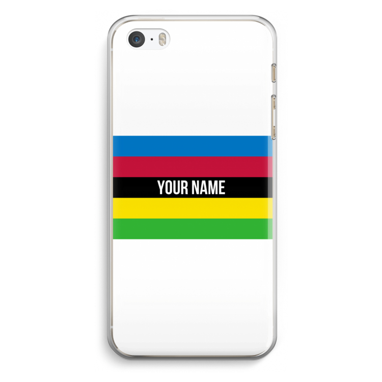 WK Wielrennen: iPhone 5 / 5S / SE Transparant Hoesje