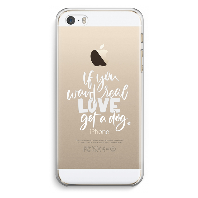 Partner in crime: iPhone 5 / 5S / SE Transparant Hoesje