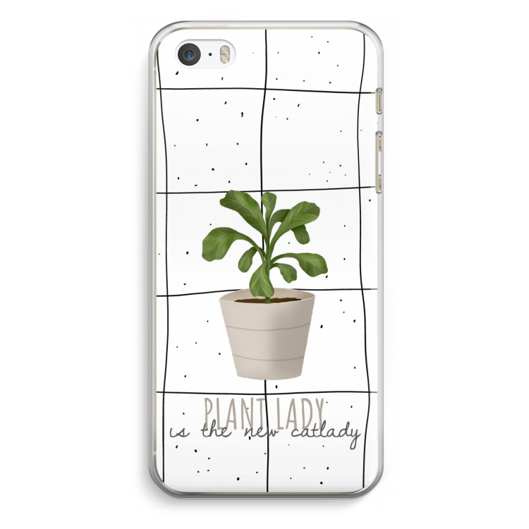 Kamerplant op vensterruit: iPhone 5 / 5S / SE Transparant Hoesje