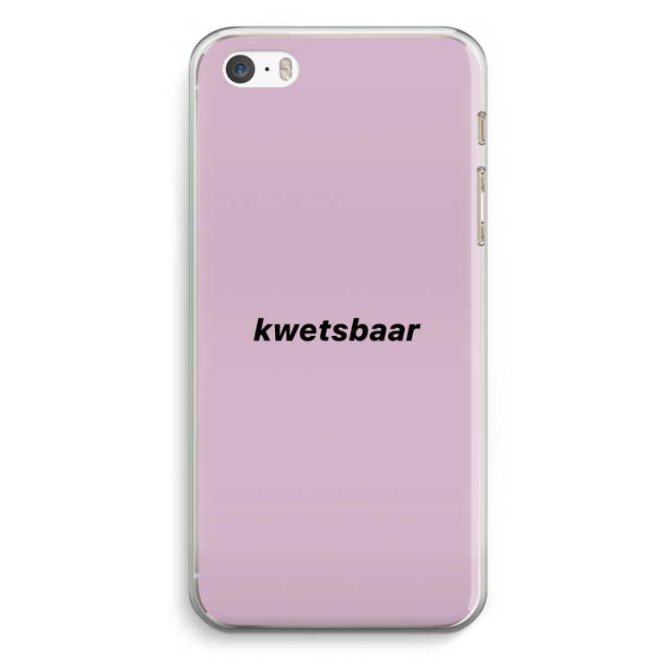 kwetsbaar: iPhone 5 / 5S / SE Transparant Hoesje