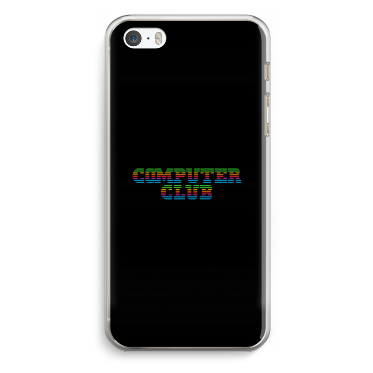 Retro: iPhone 5 / 5S / SE Transparant Hoesje