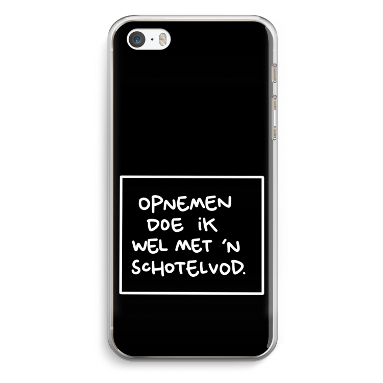 Schotelvod: iPhone 5 / 5S / SE Transparant Hoesje