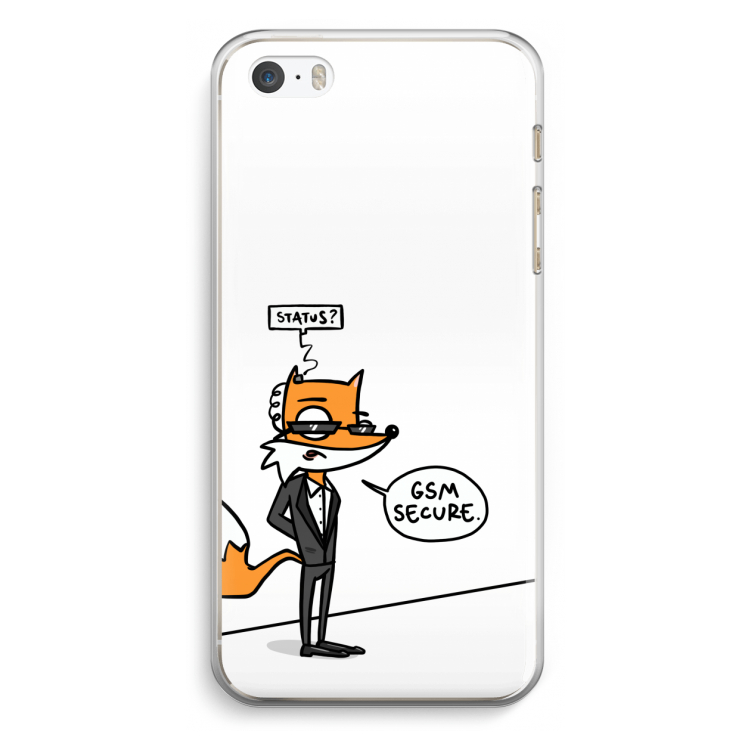 GSM secure: iPhone 5 / 5S / SE Transparant Hoesje