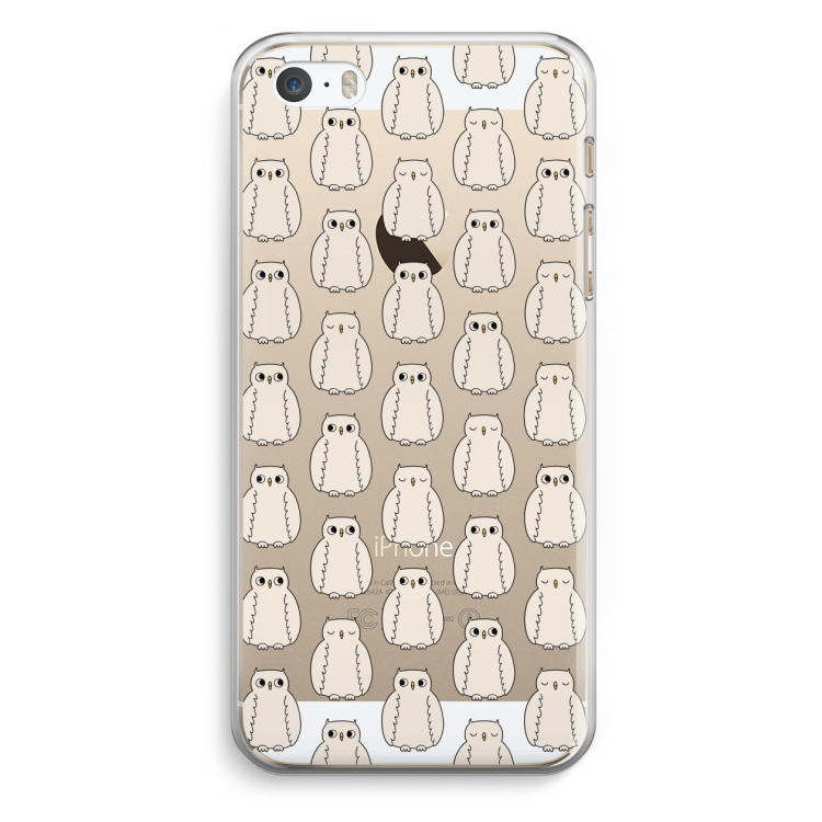 Uilen: iPhone 5 / 5S / SE Transparant Hoesje