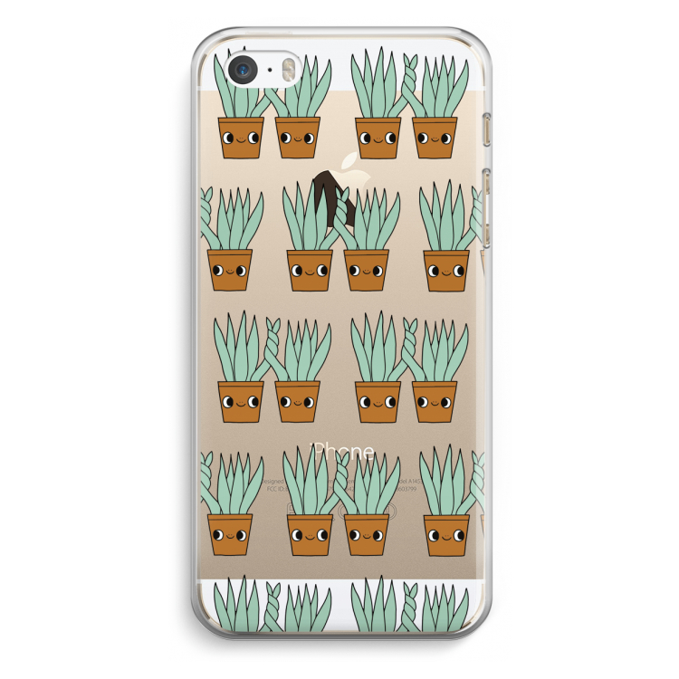 Sansevieria: iPhone 5 / 5S / SE Transparant Hoesje