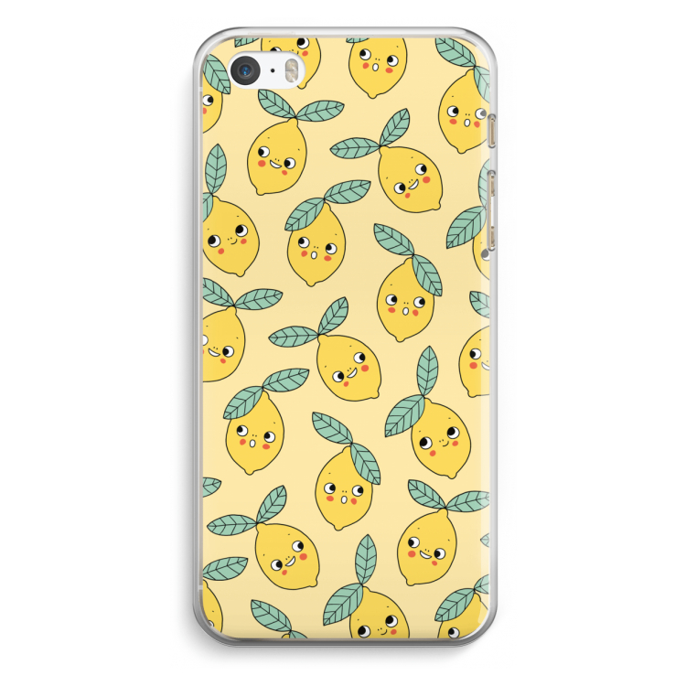 Citroenen: iPhone 5 / 5S / SE Transparant Hoesje