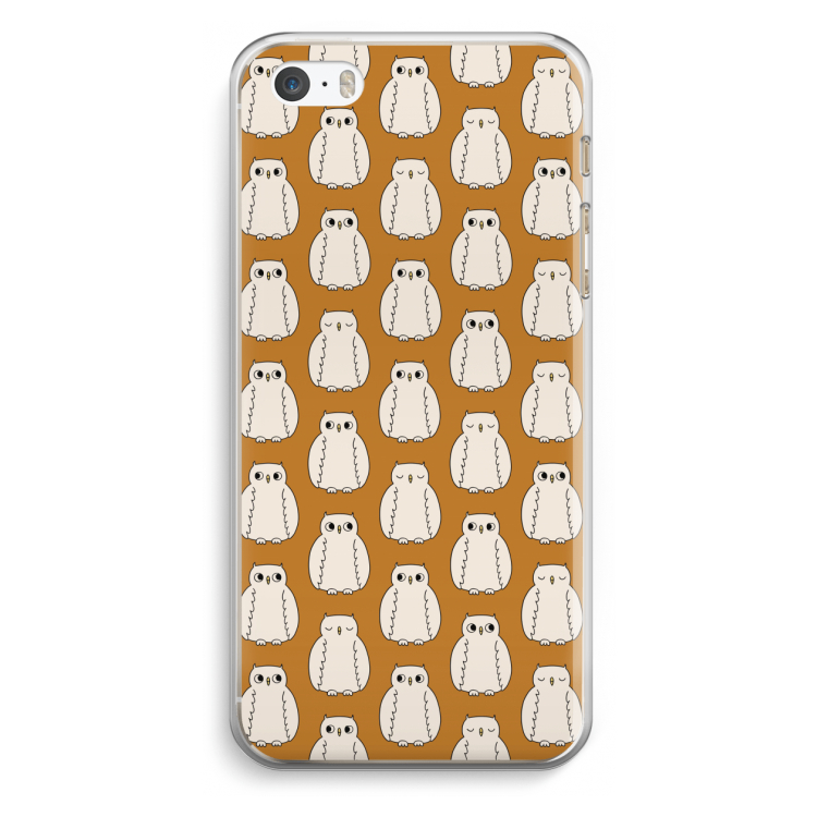 Uilen: iPhone 5 / 5S / SE Transparant Hoesje