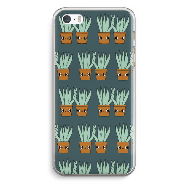 Sansevieria: iPhone 5 / 5S / SE Transparant Hoesje