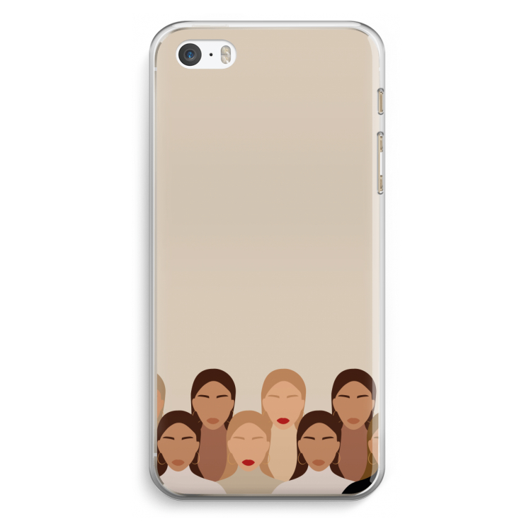 Girls girls girls: iPhone 5 / 5S / SE Transparant Hoesje