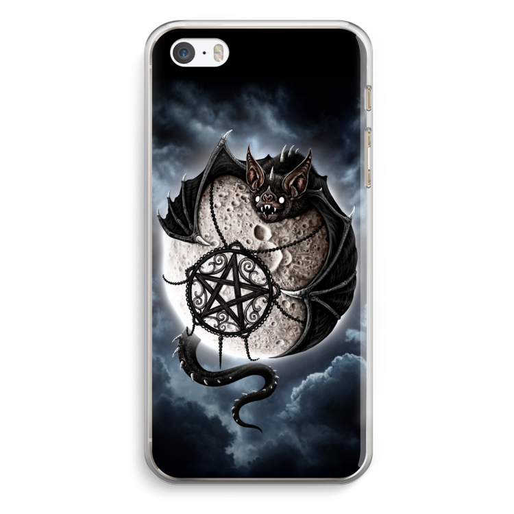 Volle maan: iPhone 5 / 5S / SE Transparant Hoesje