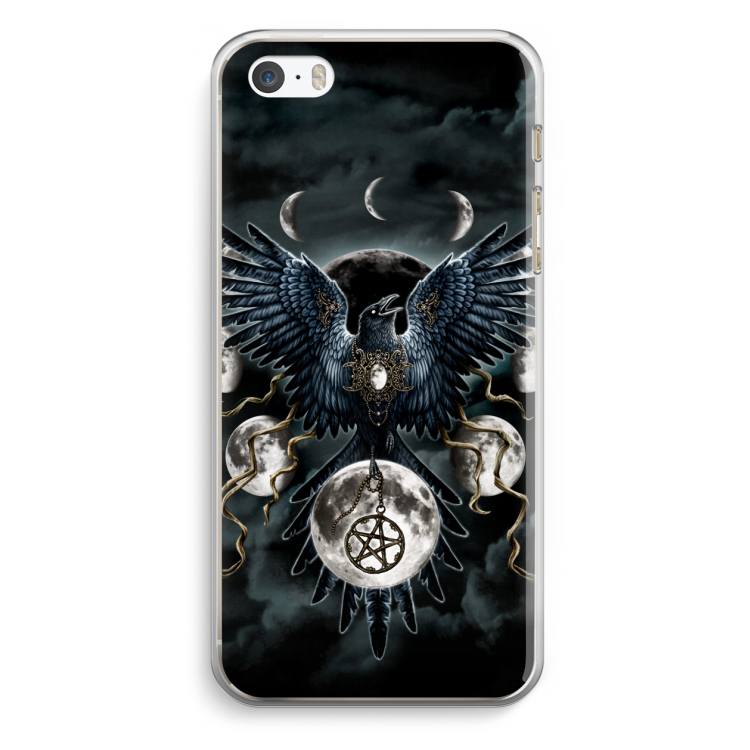 Sinister Wings: iPhone 5 / 5S / SE Transparant Hoesje