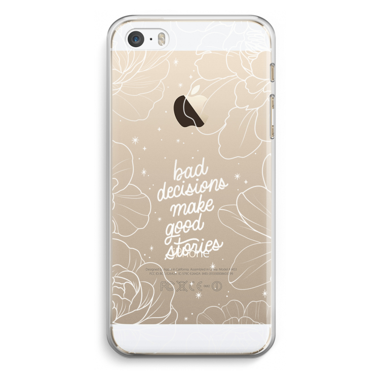 Good stories: iPhone 5 / 5S / SE Transparant Hoesje