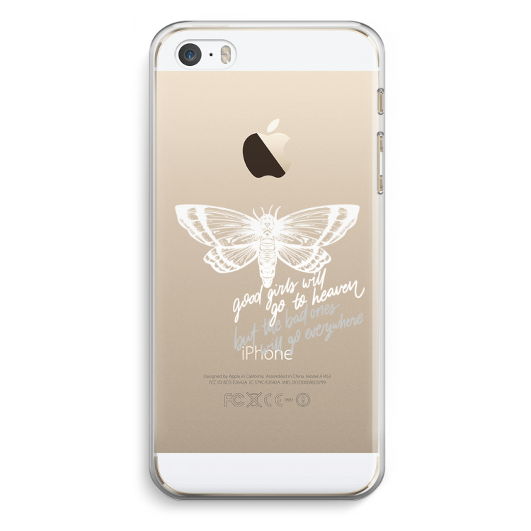 Good or bad: iPhone 5 / 5S / SE Transparant Hoesje
