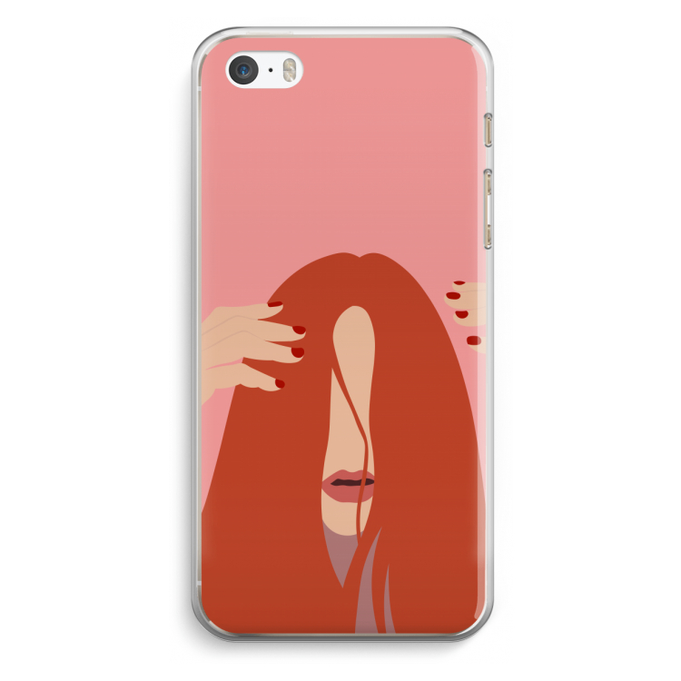 Woke up like this: iPhone 5 / 5S / SE Transparant Hoesje