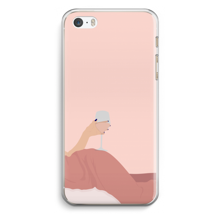 Wine: iPhone 5 / 5S / SE Transparant Hoesje