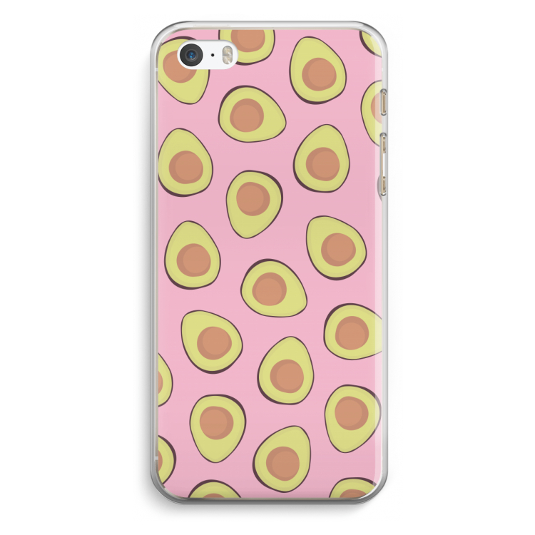 Dancing avocados: iPhone 5 / 5S / SE Transparant Hoesje