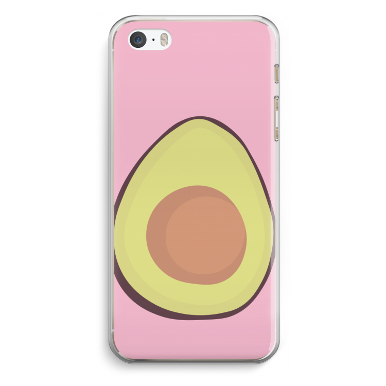 Avocado: iPhone 5 / 5S / SE Transparant Hoesje
