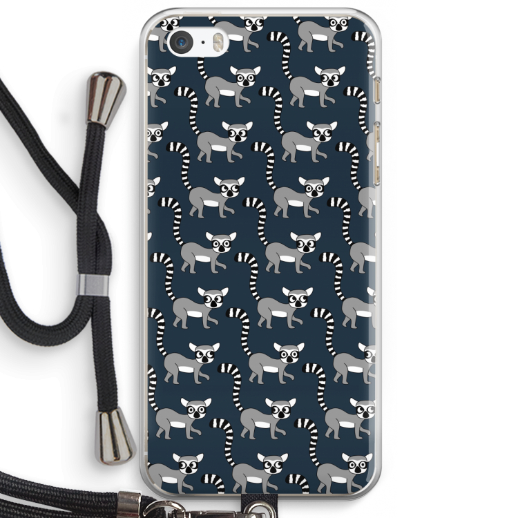 Makis: iPhone 5 / 5S / SE Transparant Hoesje met koord