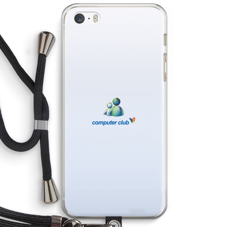 MSN: iPhone 5 / 5S / SE Transparant Hoesje met koord