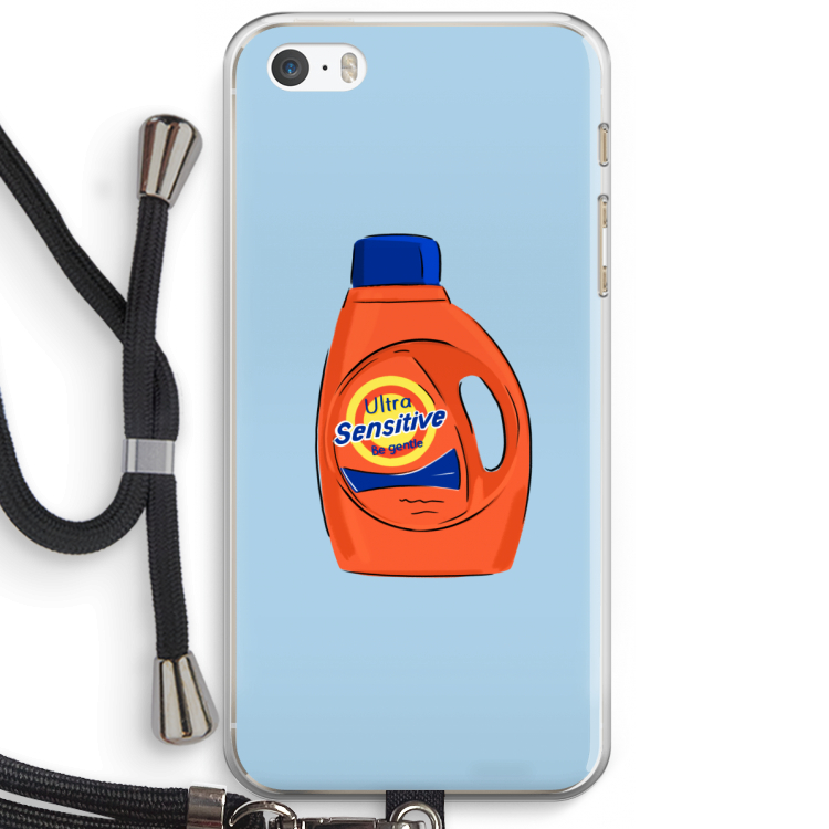 Ultra Sensitive: iPhone 5 / 5S / SE Transparant Hoesje met koord