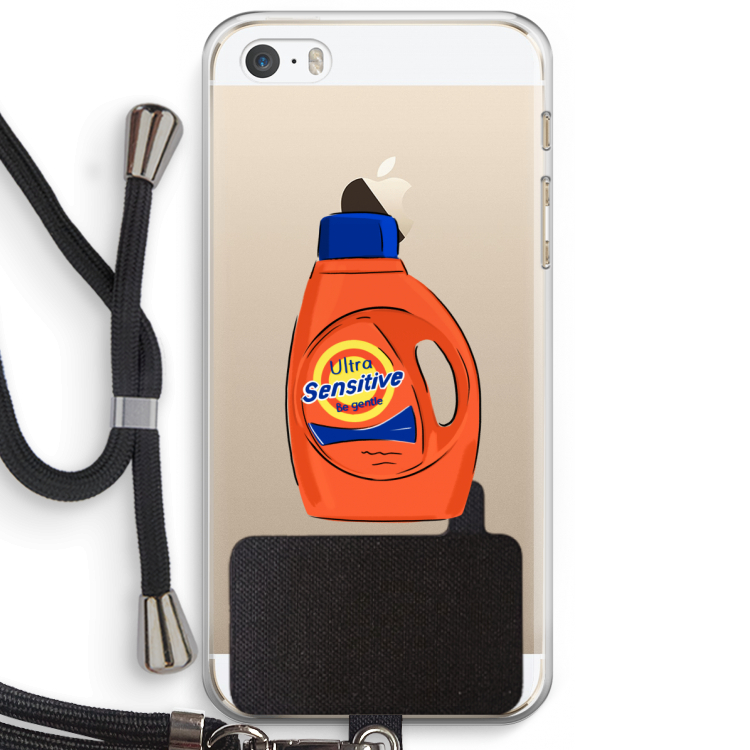 Ultra Sensitive: iPhone 5 / 5S / SE Transparant Hoesje met koord
