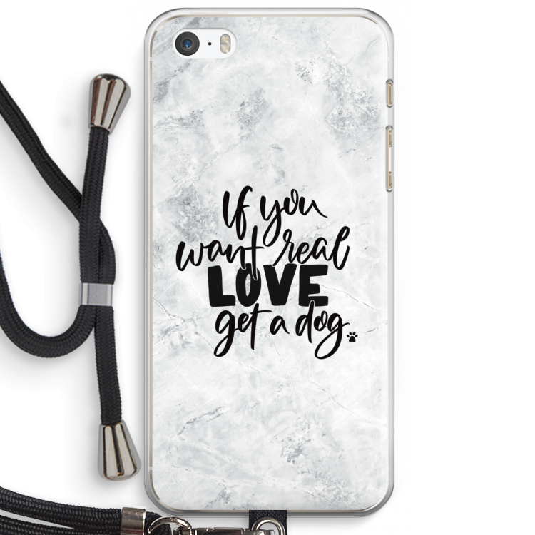 Partner in crime: iPhone 5 / 5S / SE Transparant Hoesje met koord