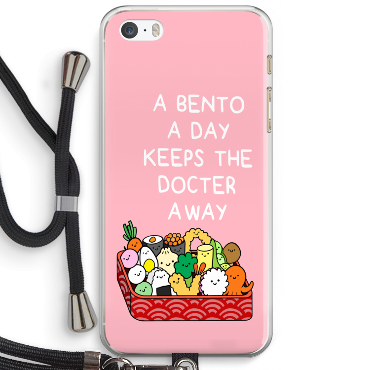 Bento a day: iPhone 5 / 5S / SE Transparant Hoesje met koord