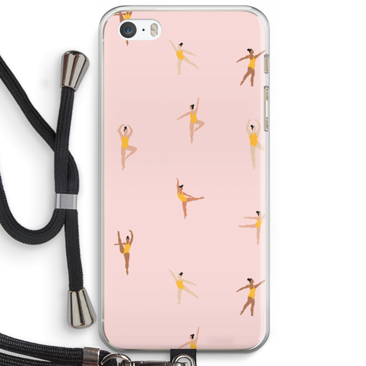 Dans #2: iPhone 5 / 5S / SE Transparant Hoesje met koord