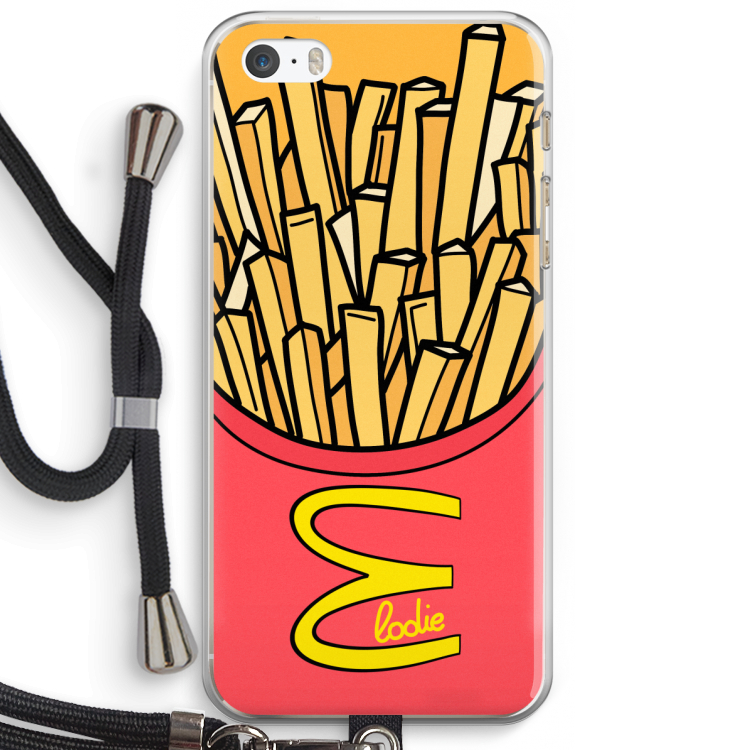 McElodie: iPhone 5 / 5S / SE Transparant Hoesje met koord