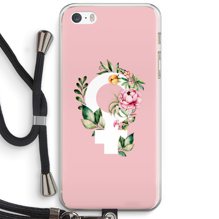 Venus: iPhone 5 / 5S / SE Transparant Hoesje met koord