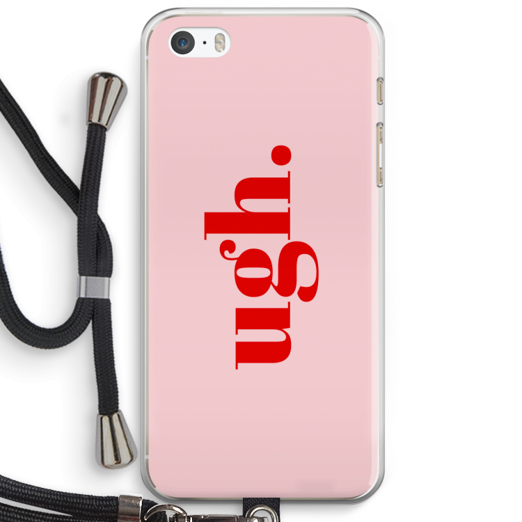 Ugh: iPhone 5 / 5S / SE Transparant Hoesje met koord