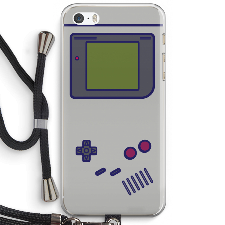 Game On: iPhone 5 / 5S / SE Transparant Hoesje met koord