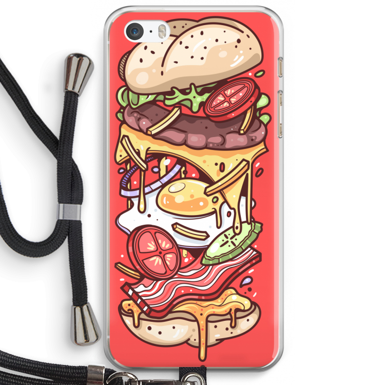 Diet Coke Please: iPhone 5 / 5S / SE Transparant Hoesje met koord