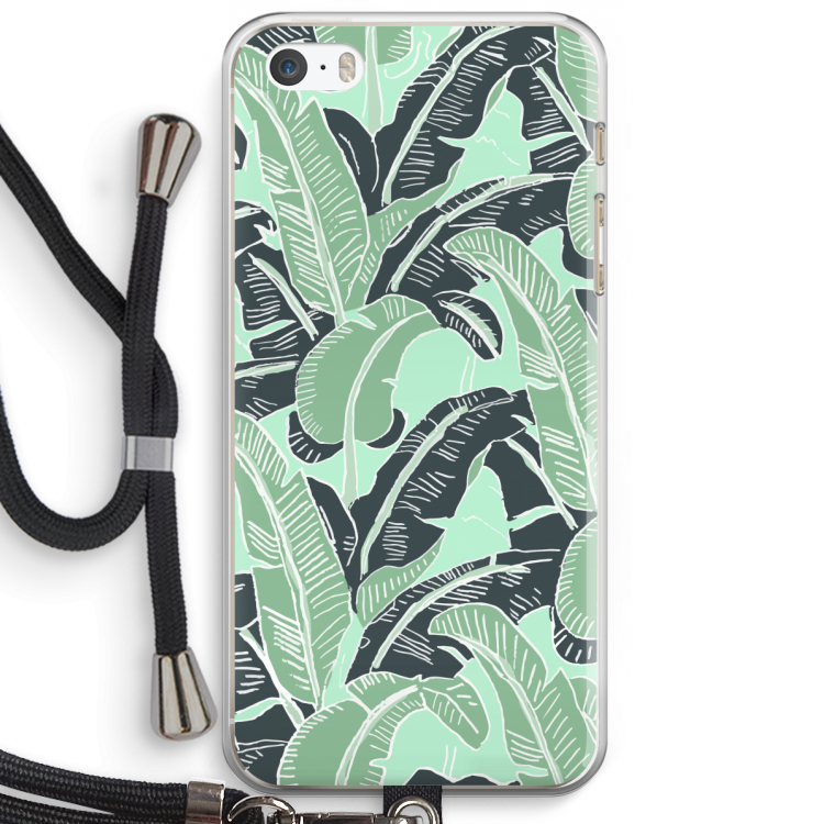 This Sh*t Is Bananas: iPhone 5 / 5S / SE Transparant Hoesje met koord