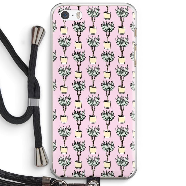 Boompje: iPhone 5 / 5S / SE Transparant Hoesje met koord