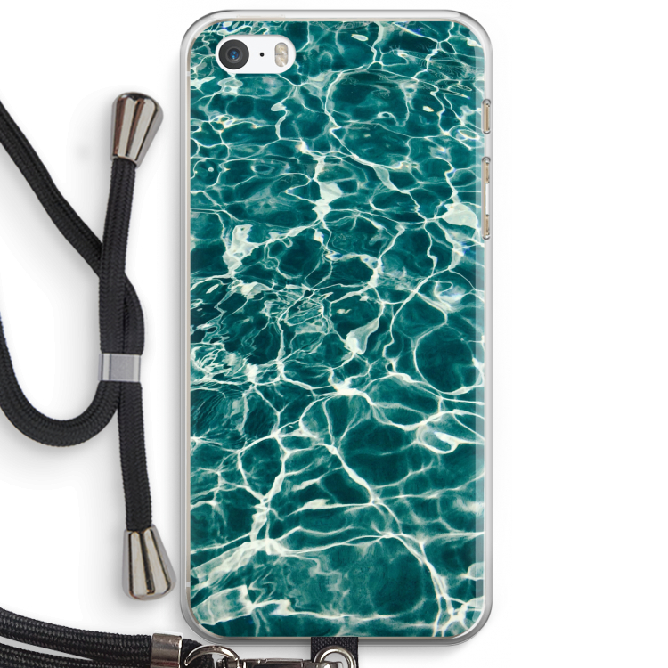 Weerkaatsing water: iPhone 5 / 5S / SE Transparant Hoesje met koord