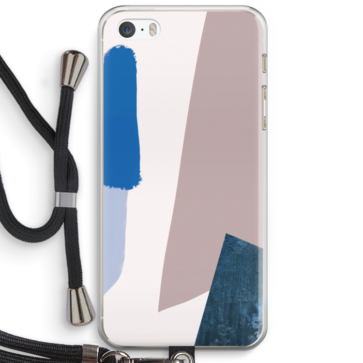 Lapis: iPhone 5 / 5S / SE Transparant Hoesje met koord