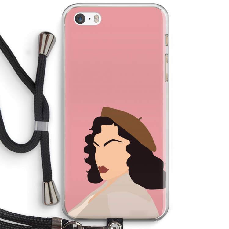Confidence: iPhone 5 / 5S / SE Transparant Hoesje met koord