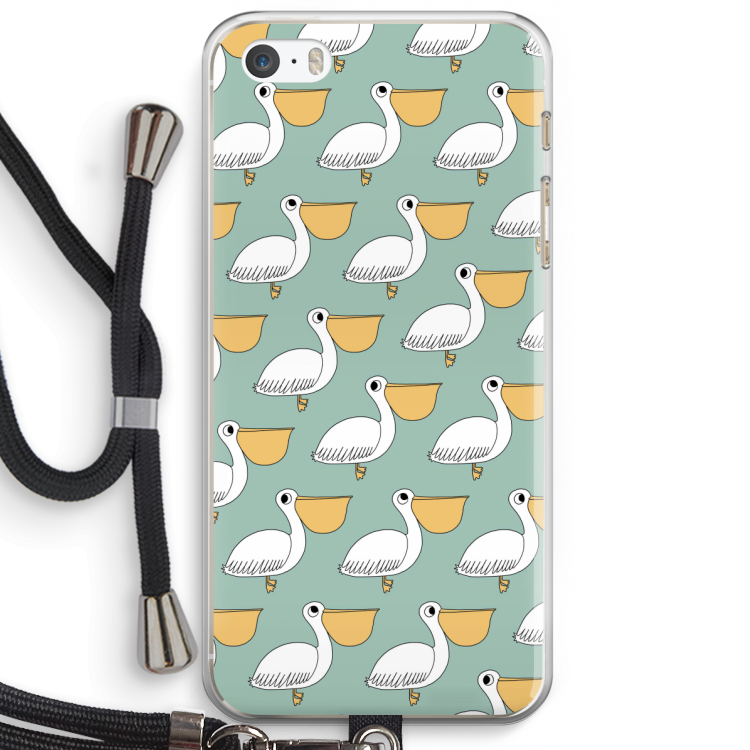 Pelican: iPhone 5 / 5S / SE Transparant Hoesje met koord